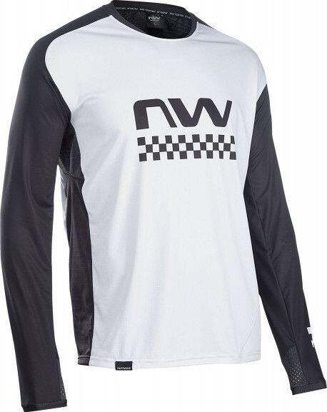 Koszulka rowerowa mtb NORTHWAVE  EDGE Jersey LS jasna szara