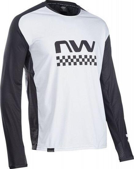 Koszulka rowerowa mtb NORTHWAVE EDGE Jersey LS jasna szara