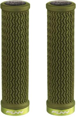 Paar funn holeshot 130mm olive green handvatten