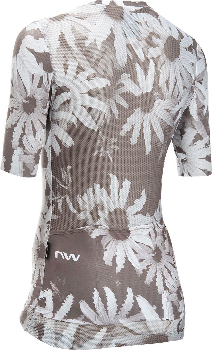 Maglia Northwave Blade a maniche corte da donna Beige 5/5