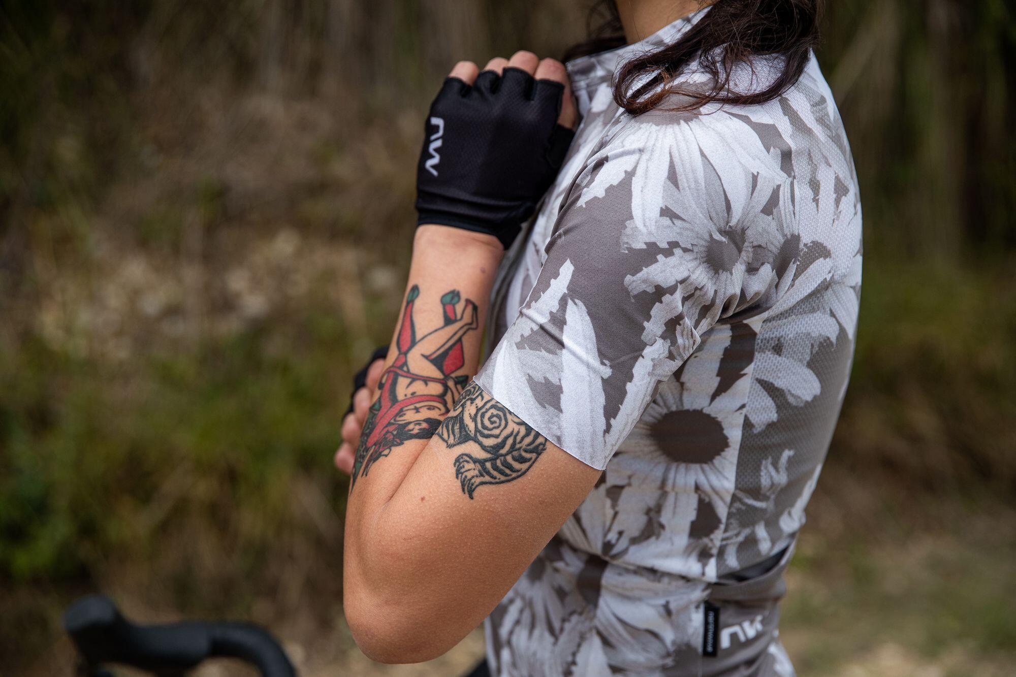 Maglia Northwave Blade a maniche corte da donna Beige 4/5