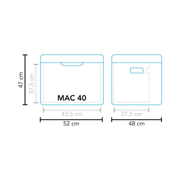 Mac-40 Ac/Dc Koelbox Koelbox compressor/absorptie 2/6