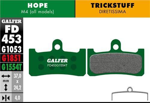 Pro remblokken voor Hope / Trickstuff - Groen 2/2