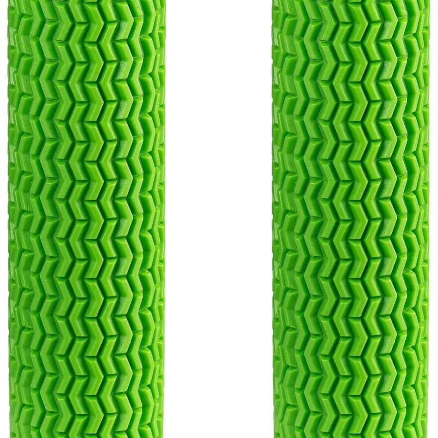 Pair of Funn HoleShot 130mm Grips Fluo Green