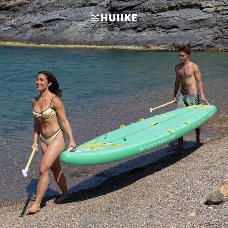 Tavola Sup Gonfiabile Adulti 2 Persone Touring 12’6” con Accessori, 170 kg Aqua 7/8