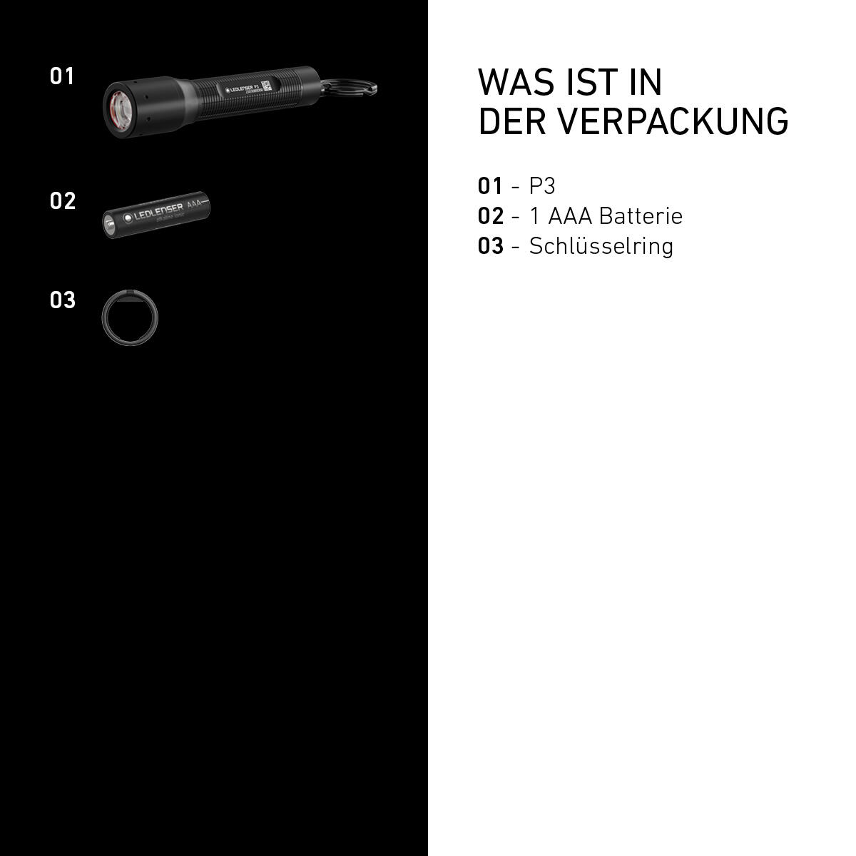 Taschenlampe P3 6/7