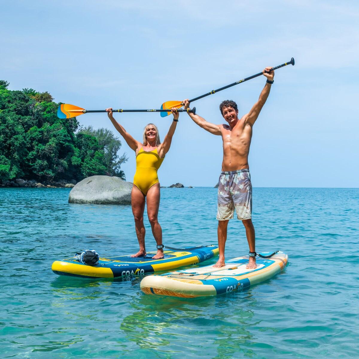 SUP gonfiabile Coasto FLIP 10'5 317x81x15cm -Max 125kg- Dotazione Alto Livello 6/8