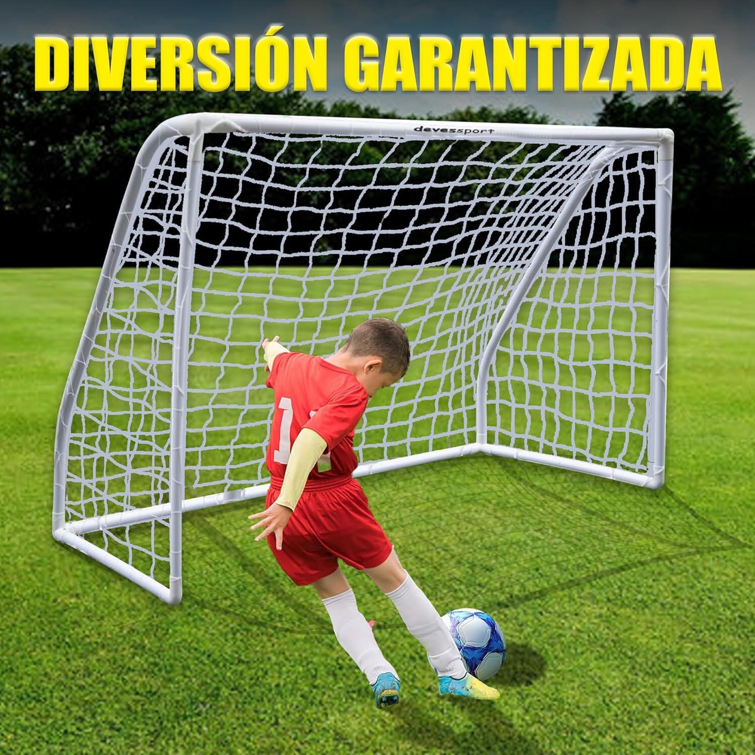 But de football pour enfants DEVESSPORT | PVC 180 x 91 x 120 cm 3/7