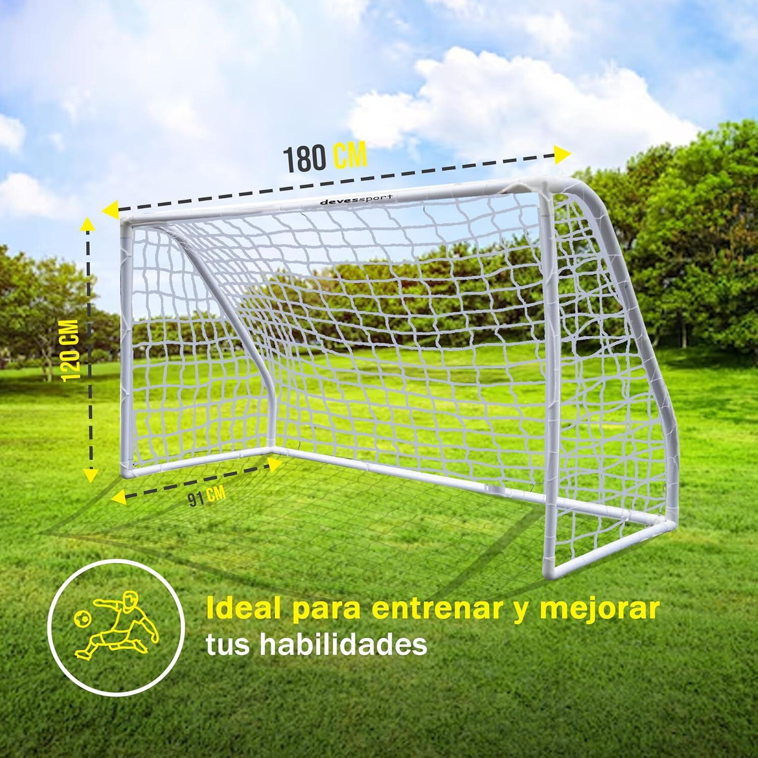 But de football pour enfants DEVESSPORT | PVC 180 x 91 x 120 cm 7/7