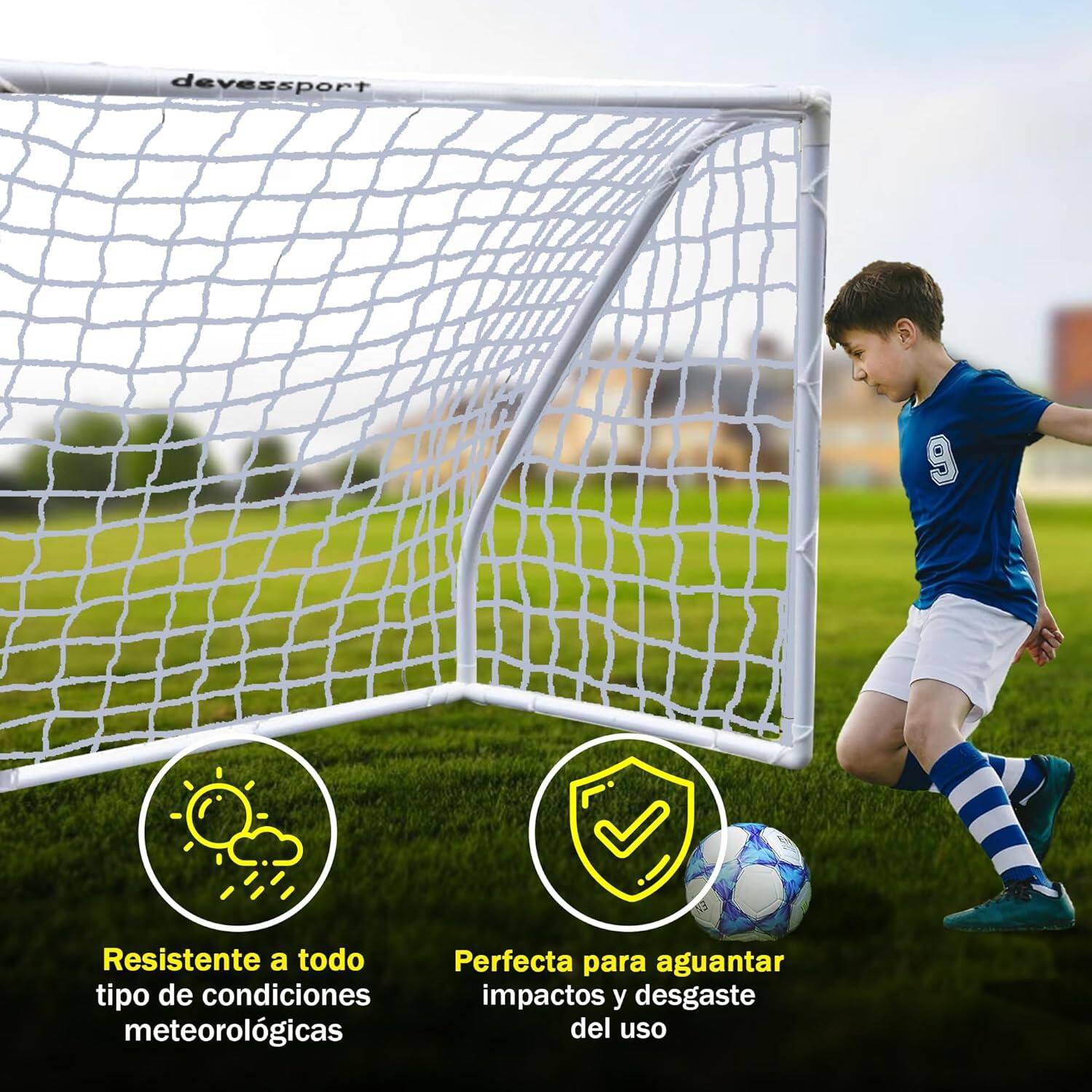 But de football pour enfants DEVESSPORT | PVC 180 x 91 x 120 cm 5/7