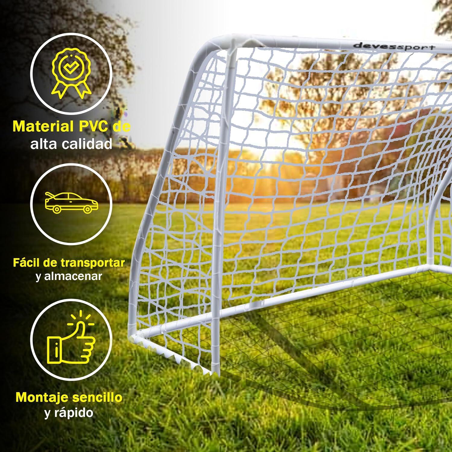 But de football pour enfants DEVESSPORT | PVC 180 x 91 x 120 cm 4/7
