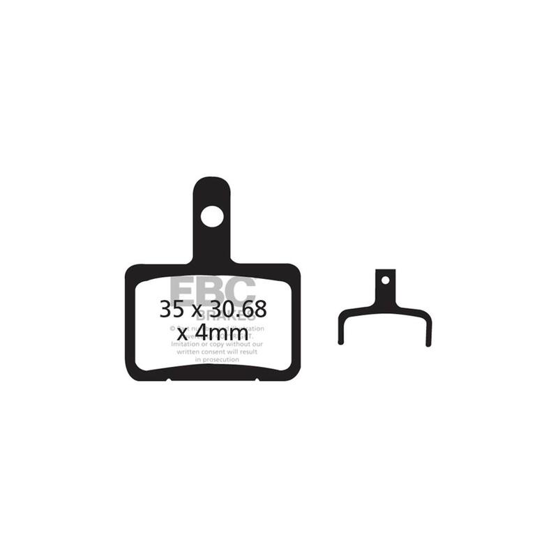 CFA327HH - Klocki hamulcowe rowerowe (spiekane) EBC Brakes