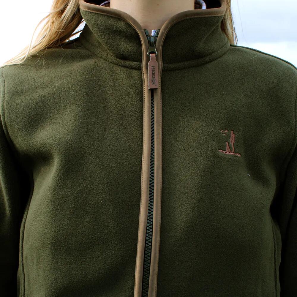 Blouson Polaire Femme Percussion Scotland Kaki - L 4/5