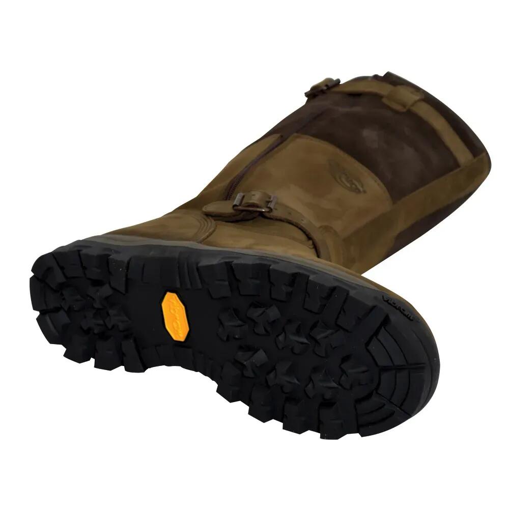 Bottes chasse cuir marron fourrée Iceland Gore-Tex + sac 5/5
