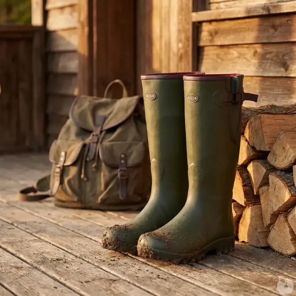 Bottes Arxus Pioneer Nord vertes néoprène 3 mm 7/9