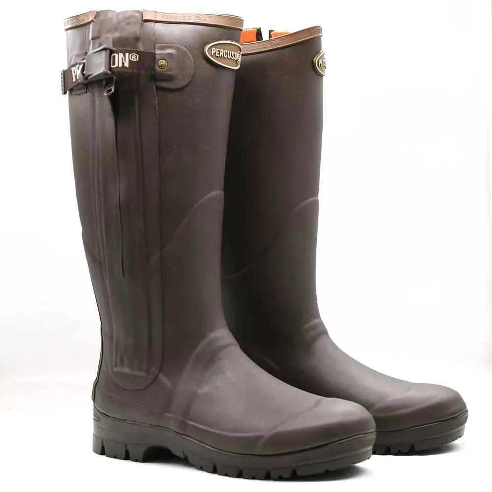 Percussion Jagd-Gummistiefel Rambouillet Full-Zip Größe 43 3/5