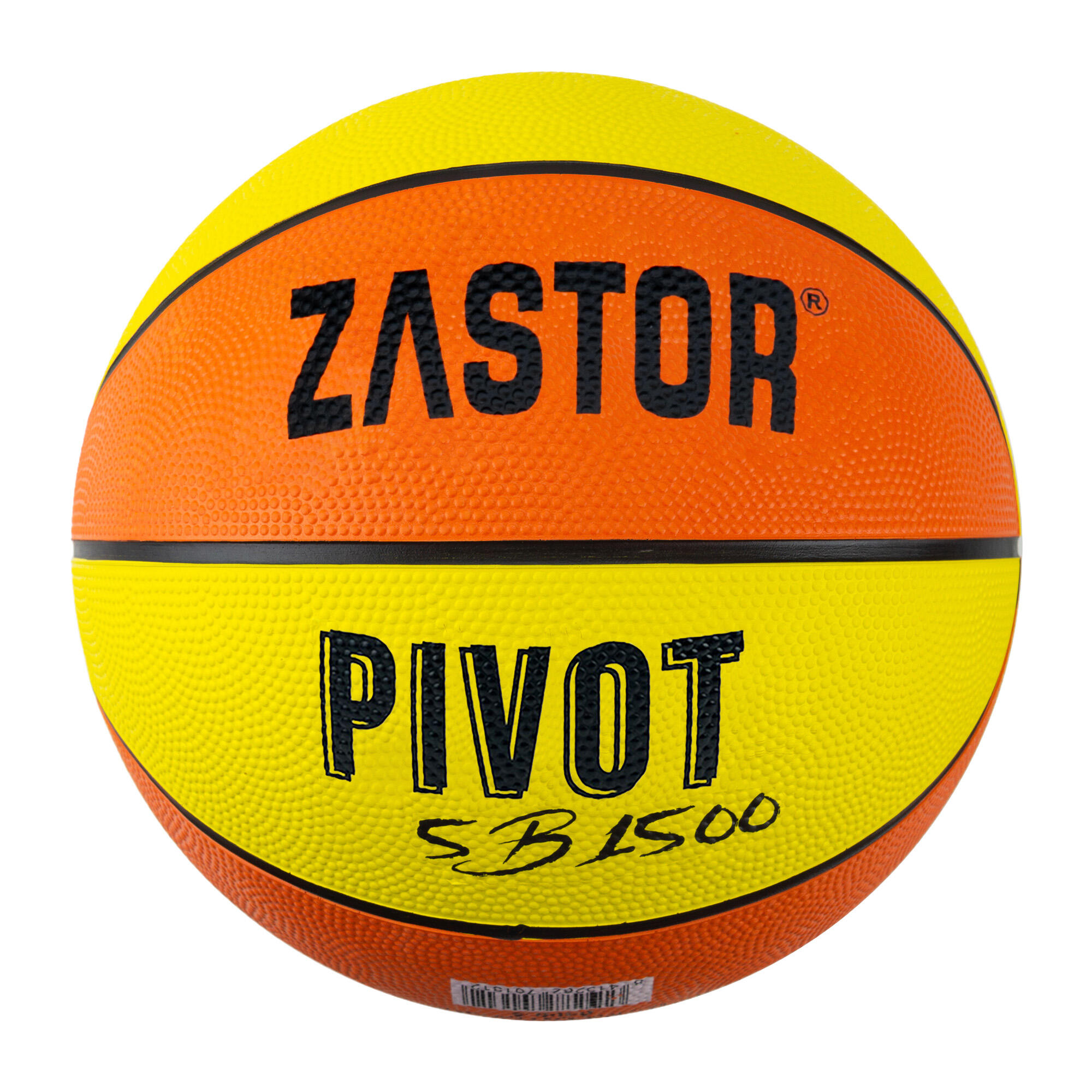 Zastor Pivot Basquetebol Tamanho 5 - Laranja / Amarelo 1/6