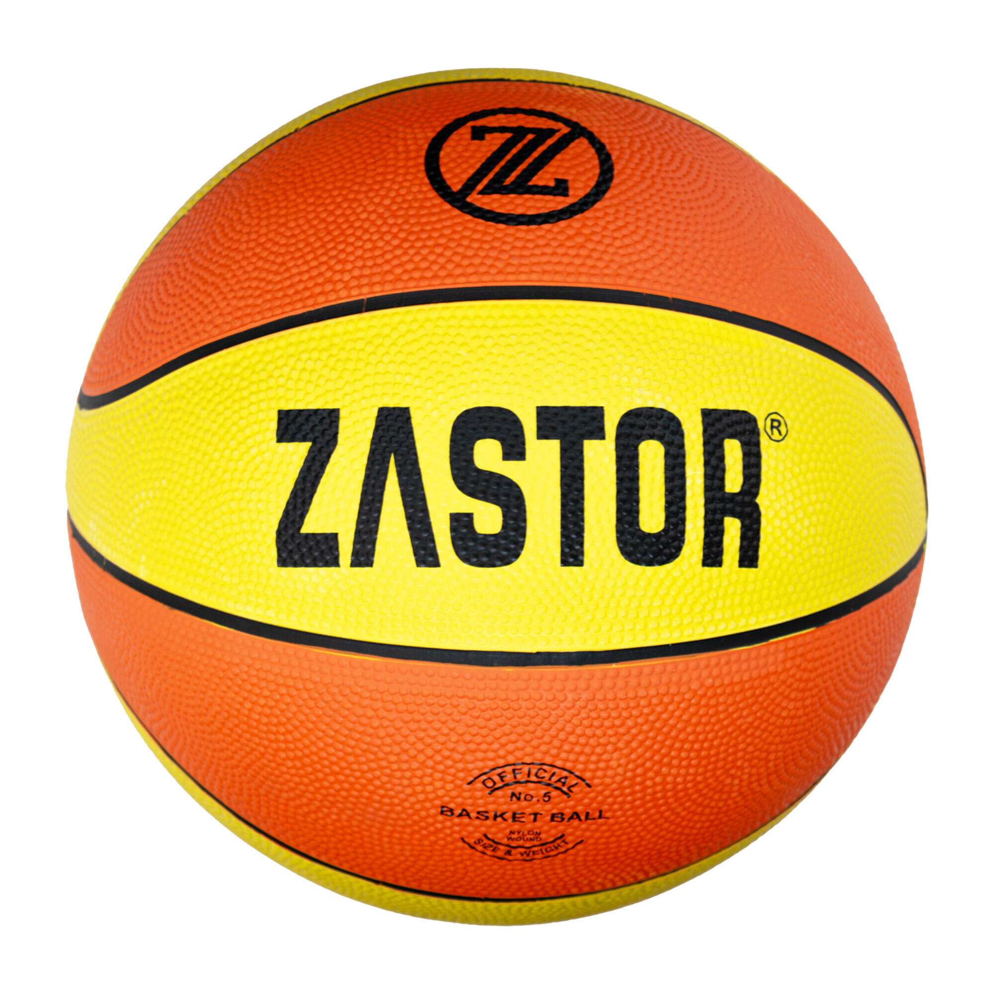 Zastor Pivot Basquetebol Tamanho 5 - Laranja / Amarelo 4/6