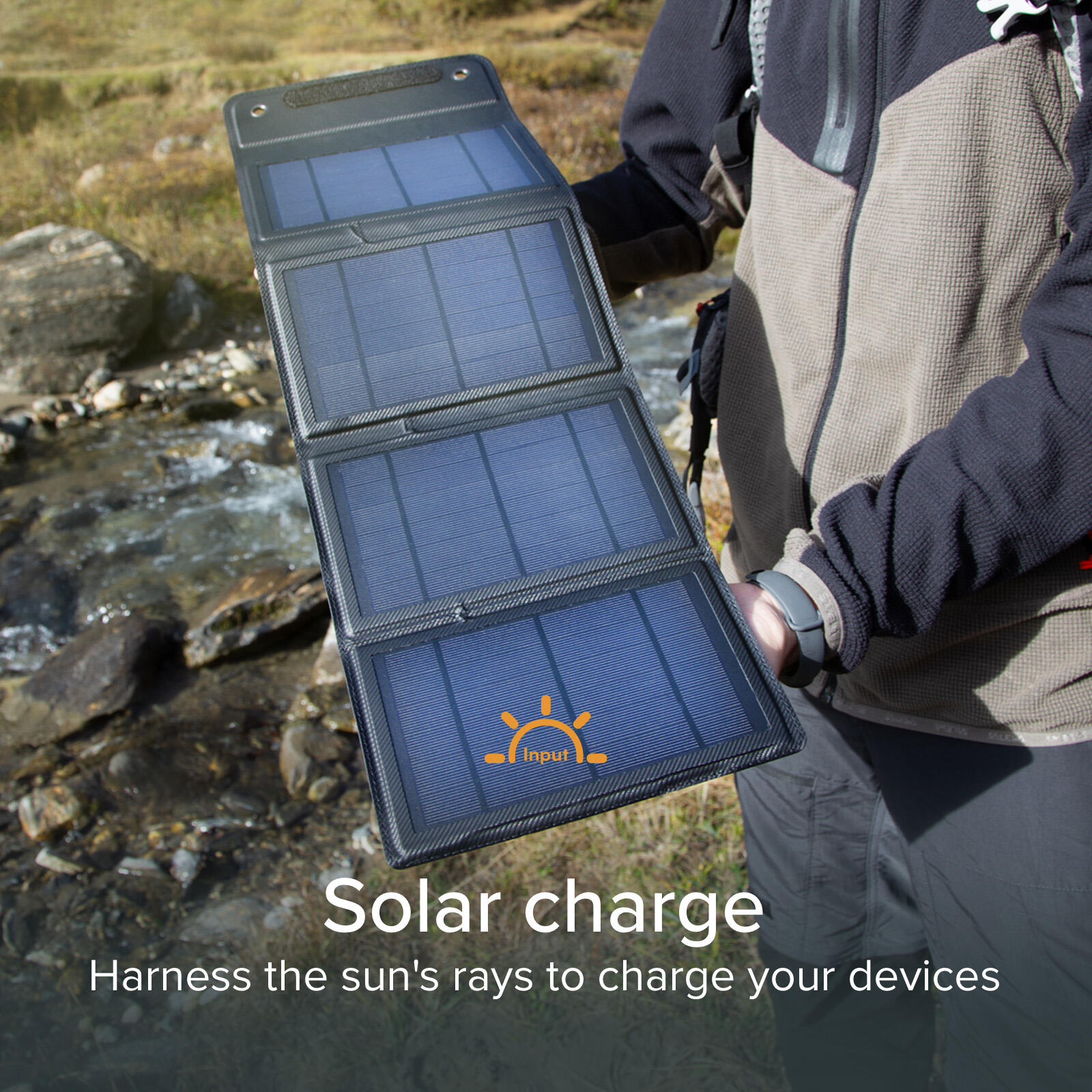 Panneau solaire pliable 10 watts 4/7