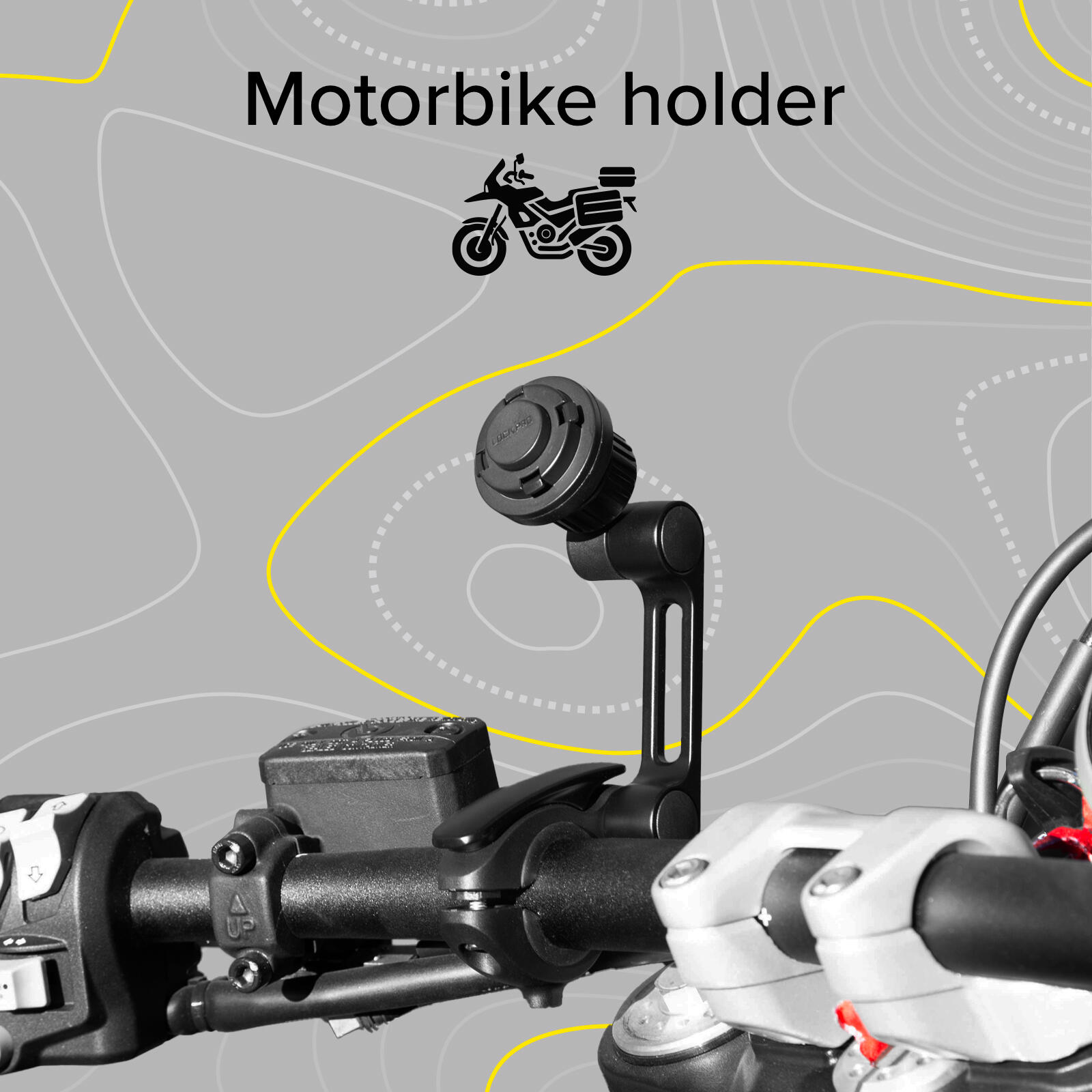 Support de smartphone Lock Pro pour moto 3/7