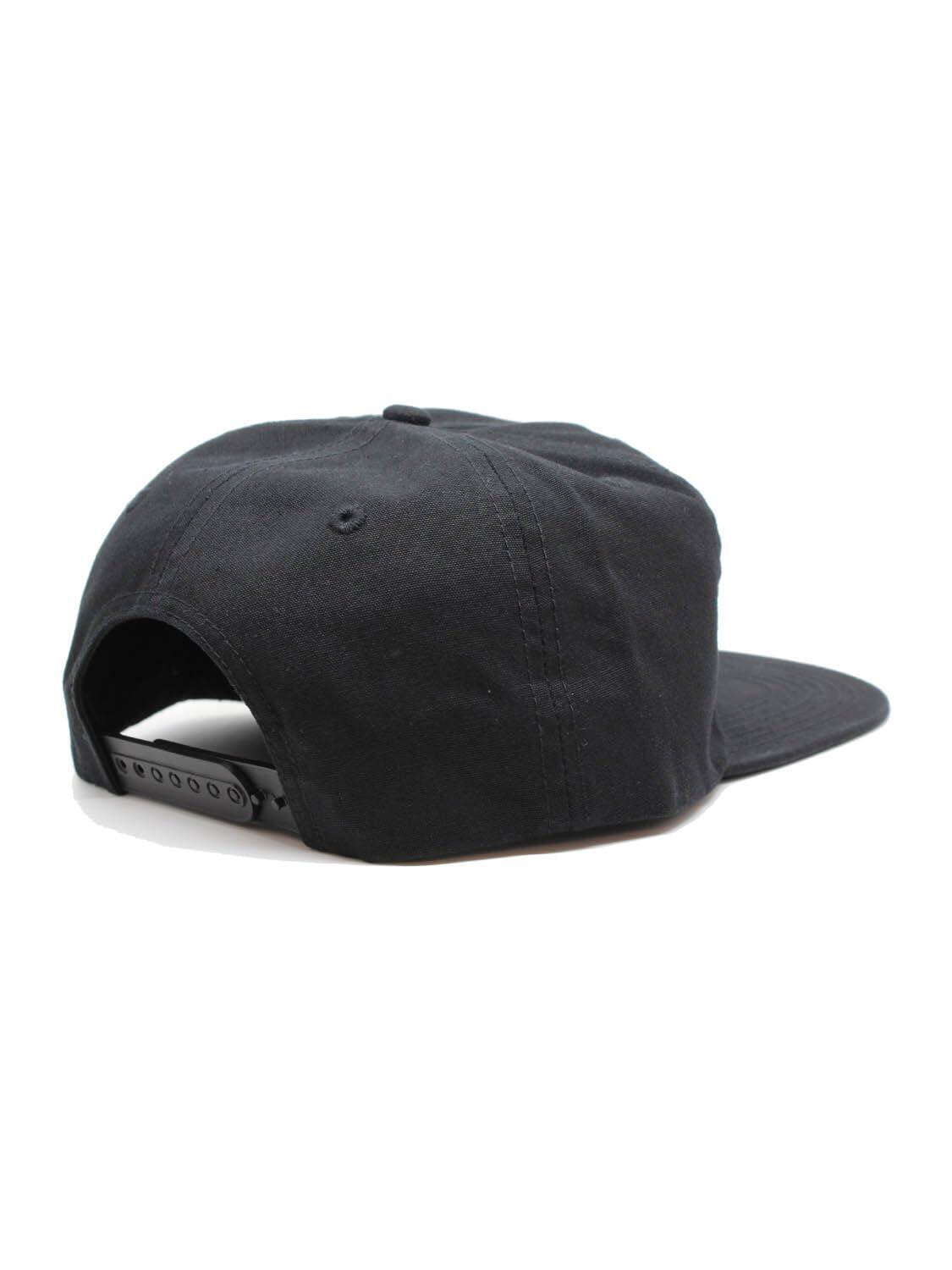 Gorra 5P Hombre/Mujer - Algodón Orgánico - Talla única (Negro) 2/4