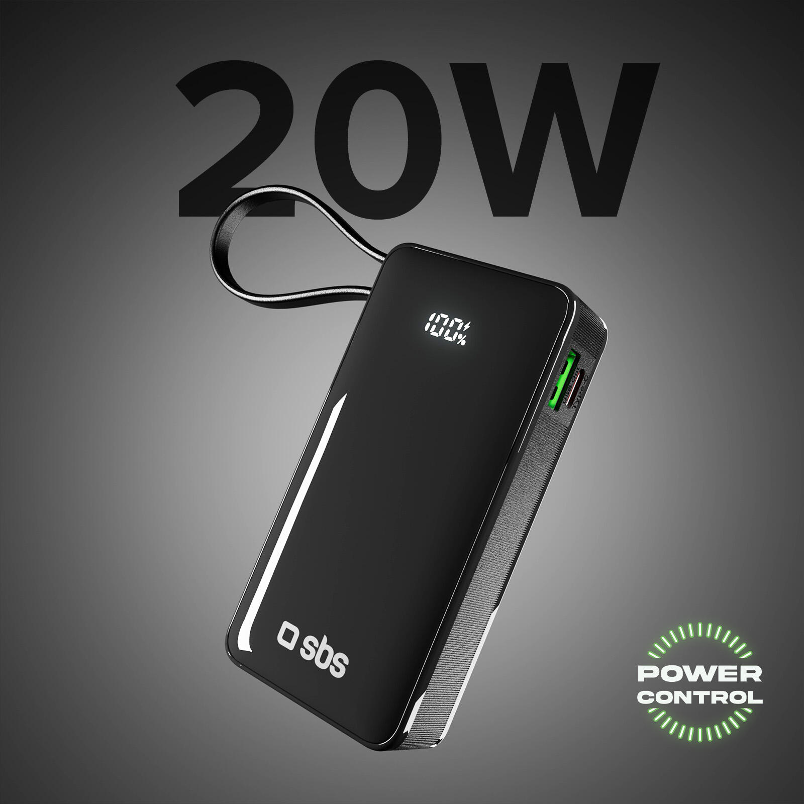 PowerBank per Smartphone e Tablet USB-C Integrato da 10000 mAh 2/7