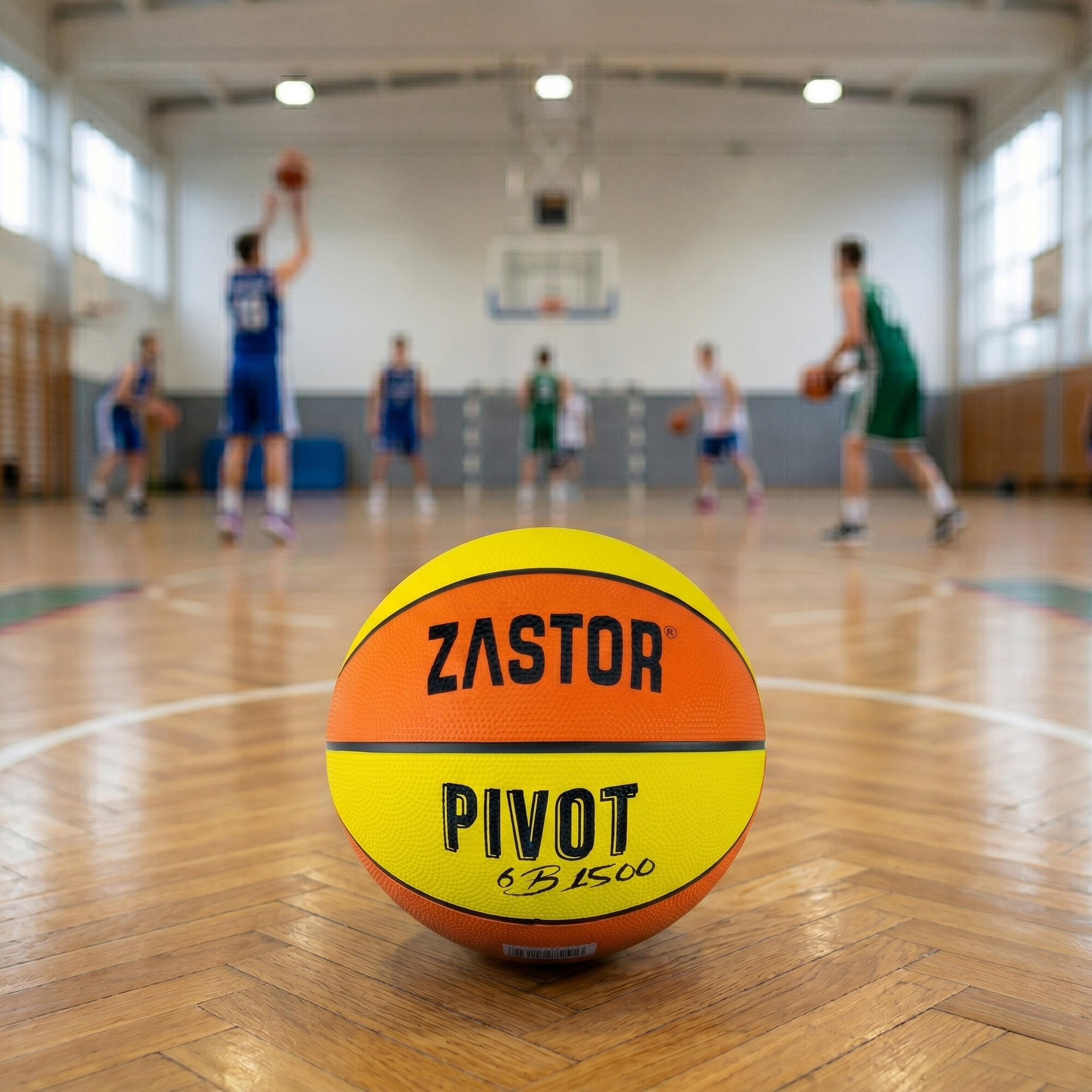 Basquetebol Zastor Pivot - Laranja/Amarelo 2/6