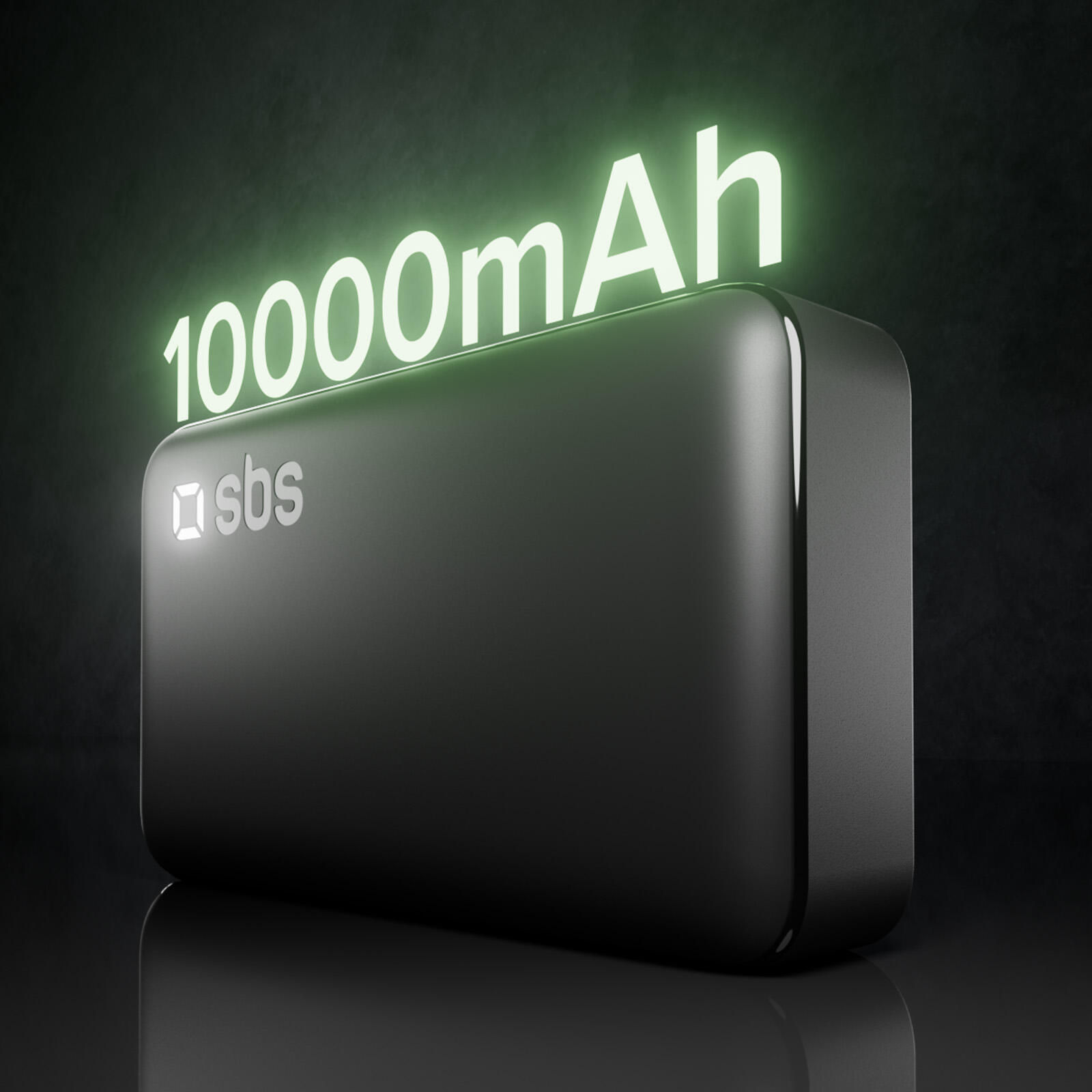 Powerbank 10000 mAh con cavo USB-C retrattile e ricarica rapida 3/7