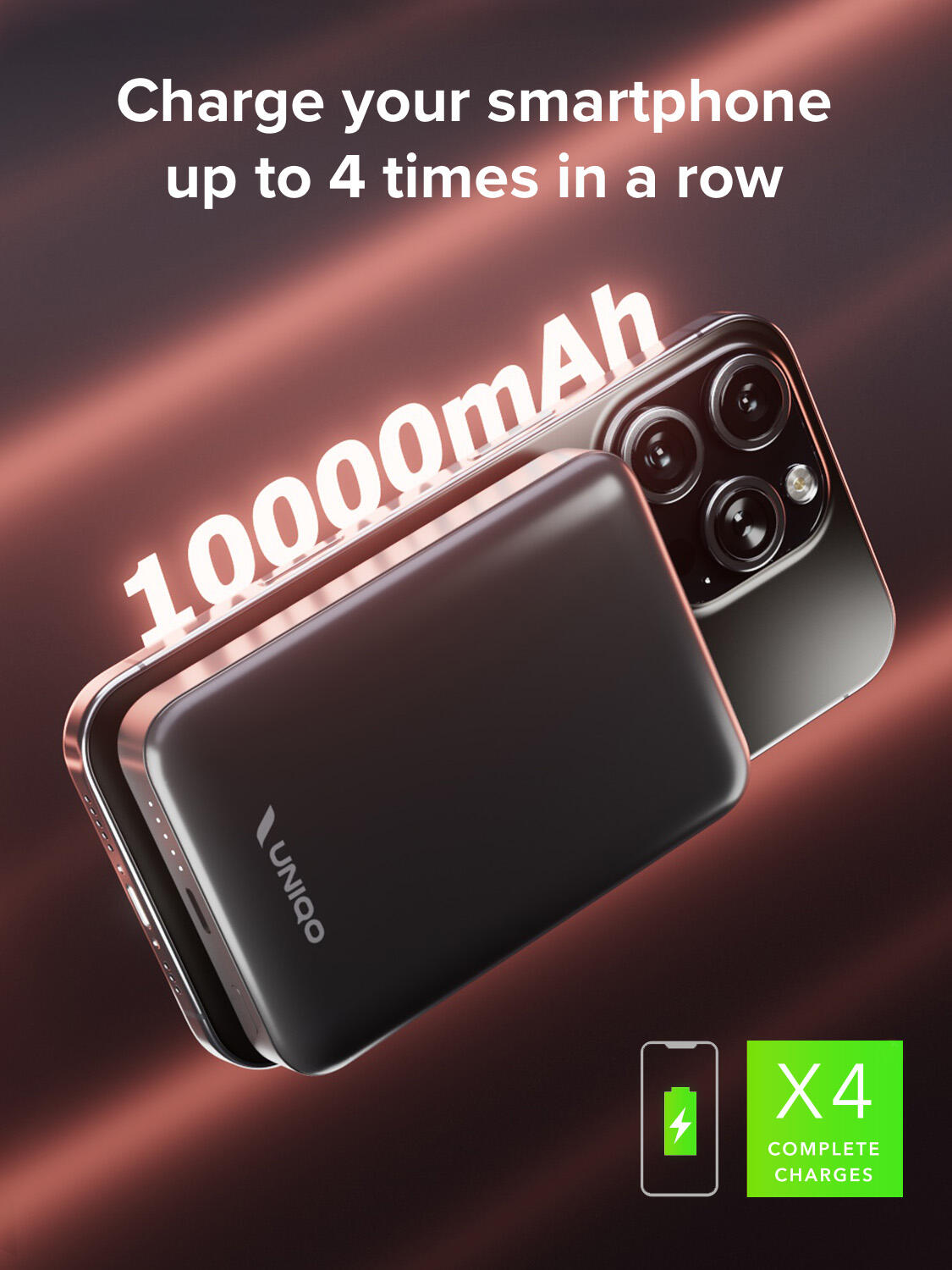 PowerBank 10000 mAh, Compatibile con MagSafe e con porta USB-C 20W 6/7