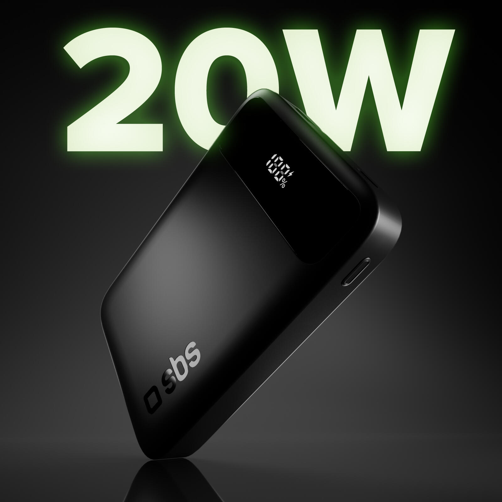 PowerBank Compatto da 10000 mAh con Ricarica Rapida e Display LCD 2/7