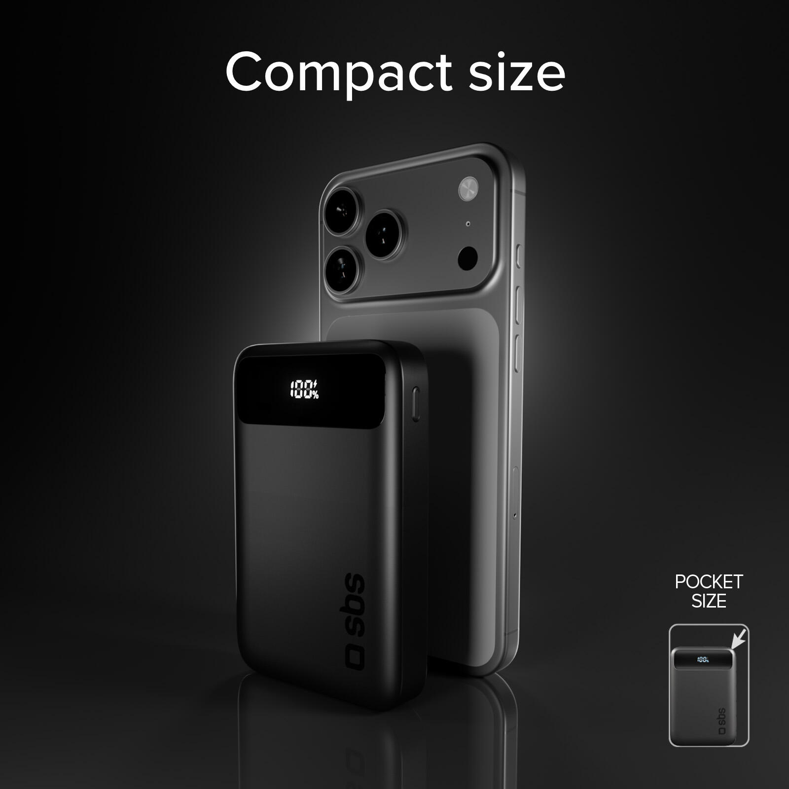 PowerBank Compatto da 10000 mAh con Ricarica Rapida e Display LCD 5/7