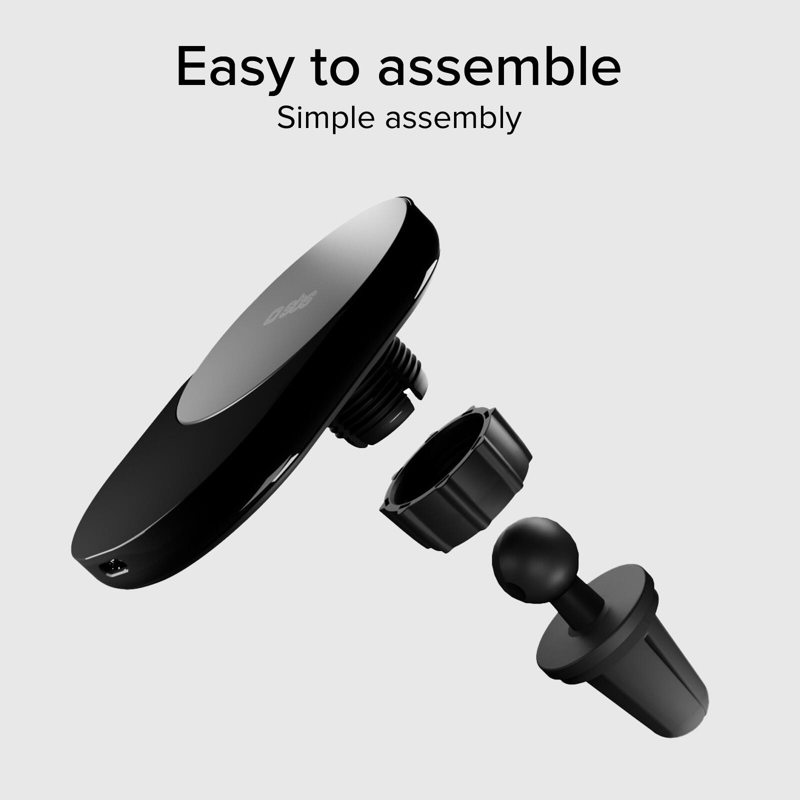 Support voiture pour iPhone compatible avec la charge MagSafe 6/7