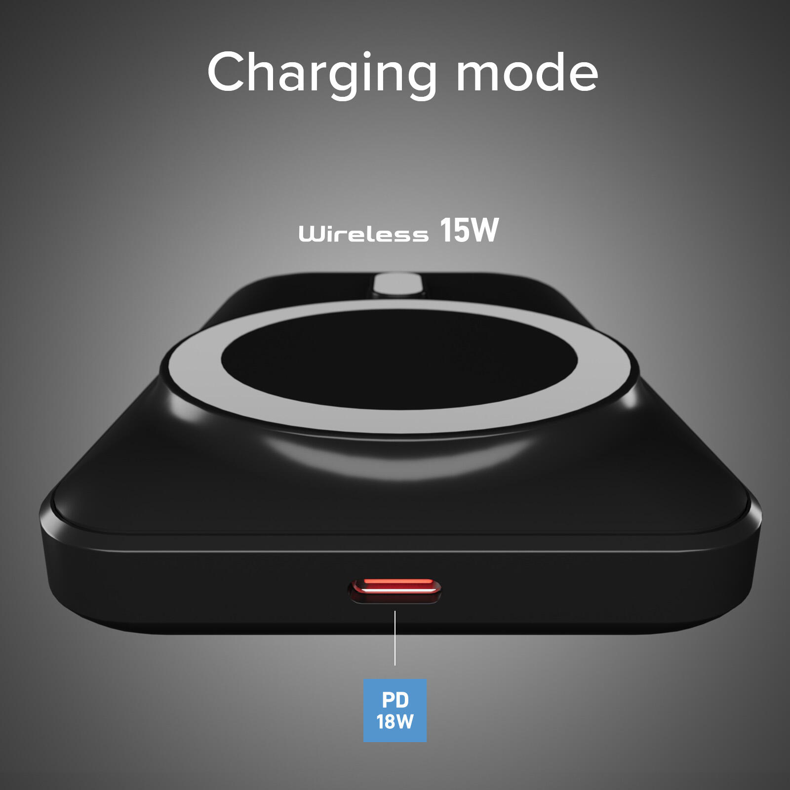 Power Bank sans fil de 10 000 mAh avec ventilateur de refroidissement 3/7