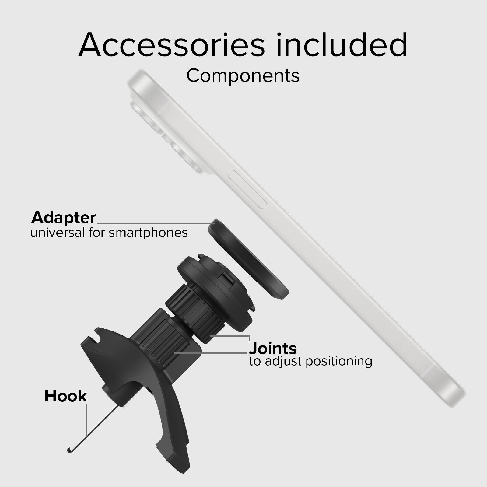 Support voiture bouches d’aération Lock Pro 4/7