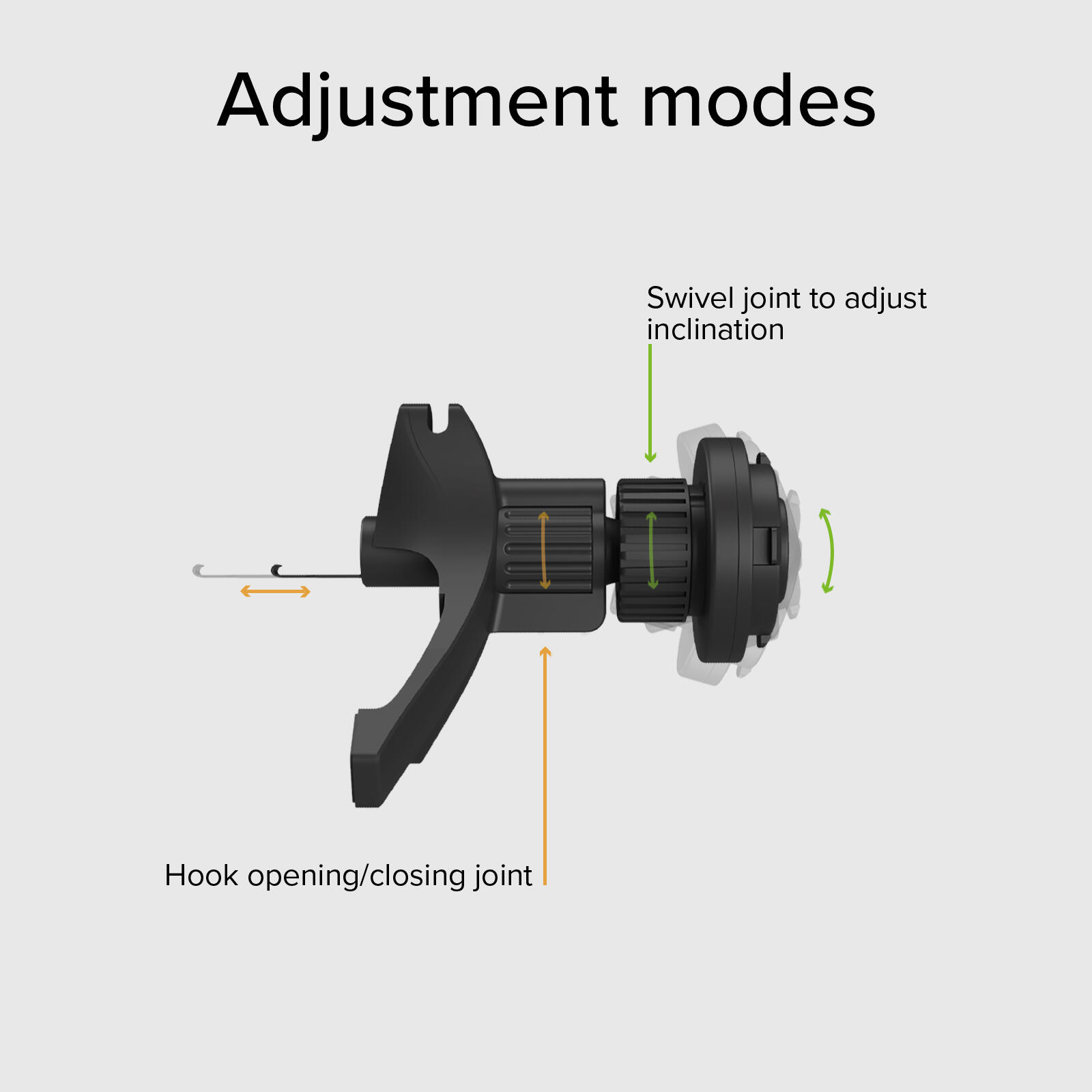 Support voiture bouches d’aération Lock Pro 6/7