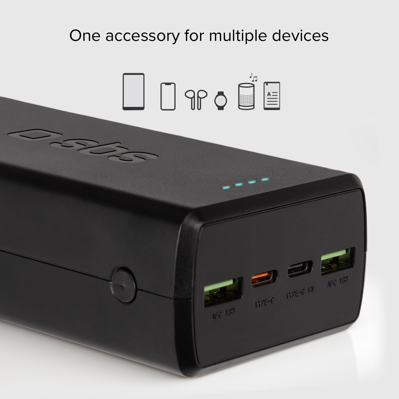 Powerbank 30000 mAh con Ricarica Rapida Multiporta 2/7