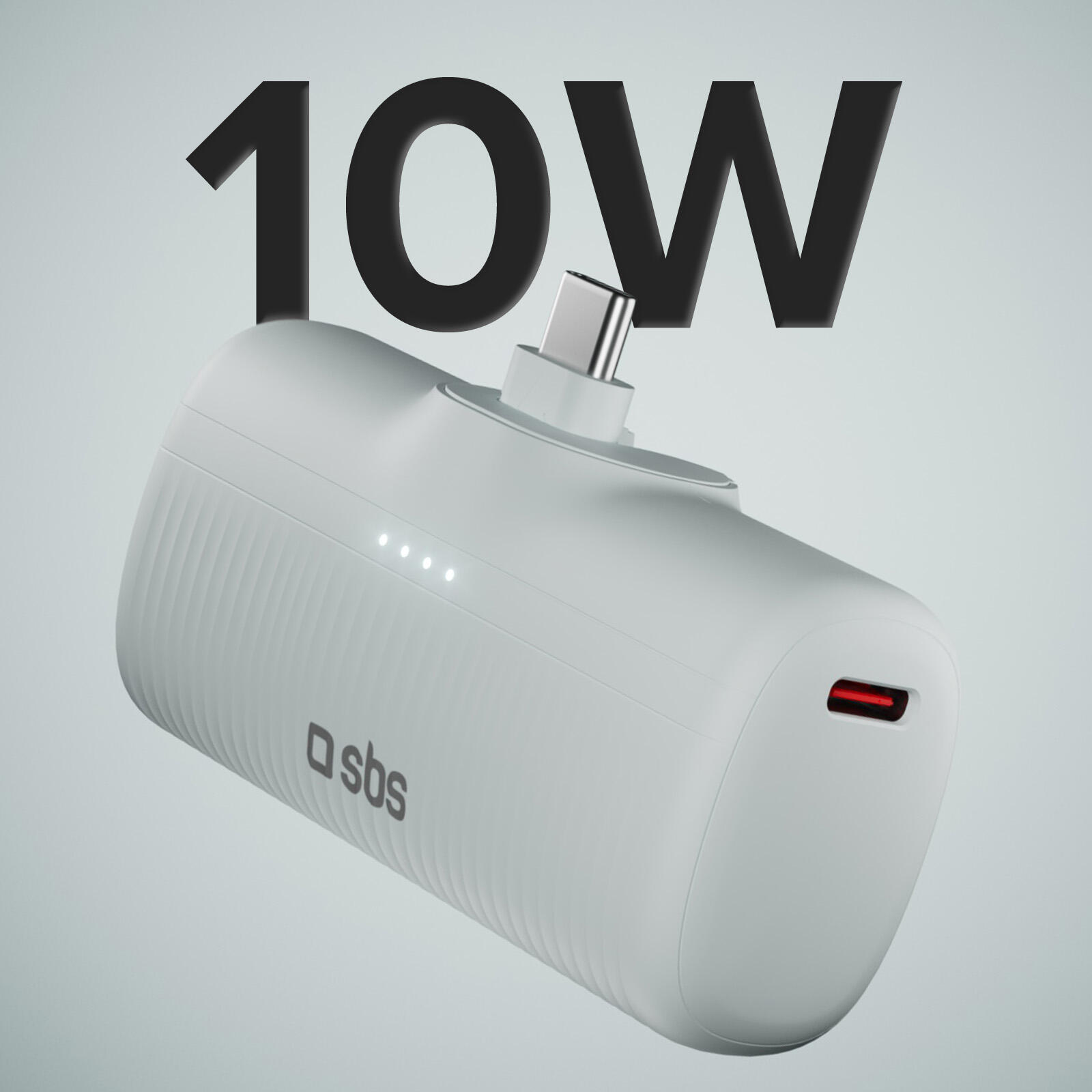 PowerBank 5000 mAh, con plastica riciclata GRS e connettore USB-C 2/7