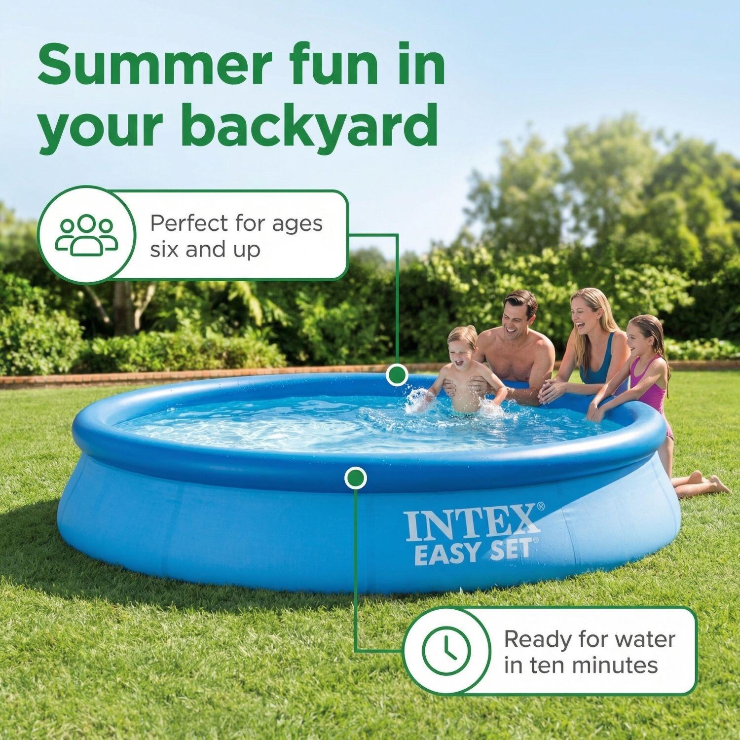 Easy Set Pool Rund - 305x61 cm - 7-teilig  S10 2/7