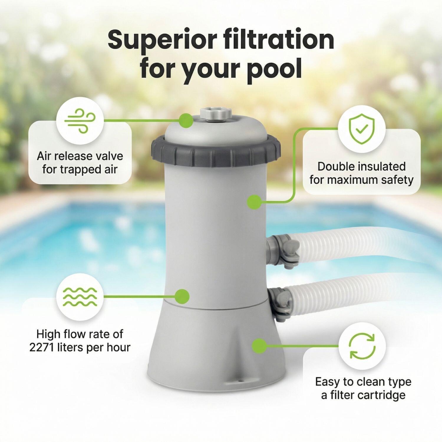 INTEX Piscina Prism Frame Redonda - 366x76 cm - 7-piezas S97 6/7