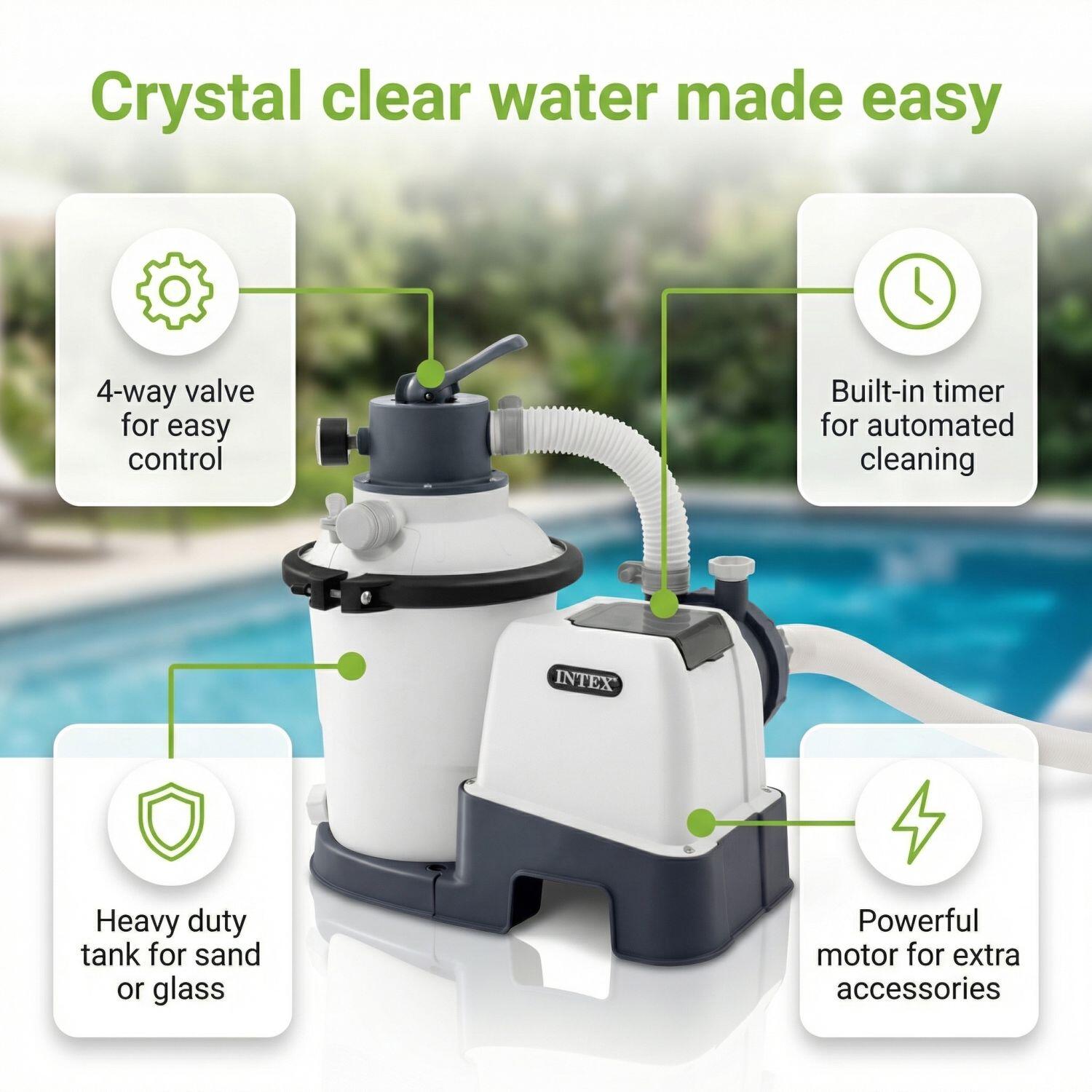 INTEX Piscina Prism Frame Redonda - 366x76 cm - 7-piezas S107 6/7
