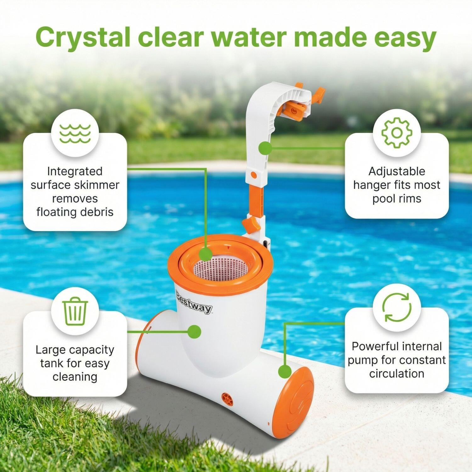 BESTWAY Piscina Bestway Steel Pro Rectangular - 300x201x66 cm - 7-piezas  S12 6/7