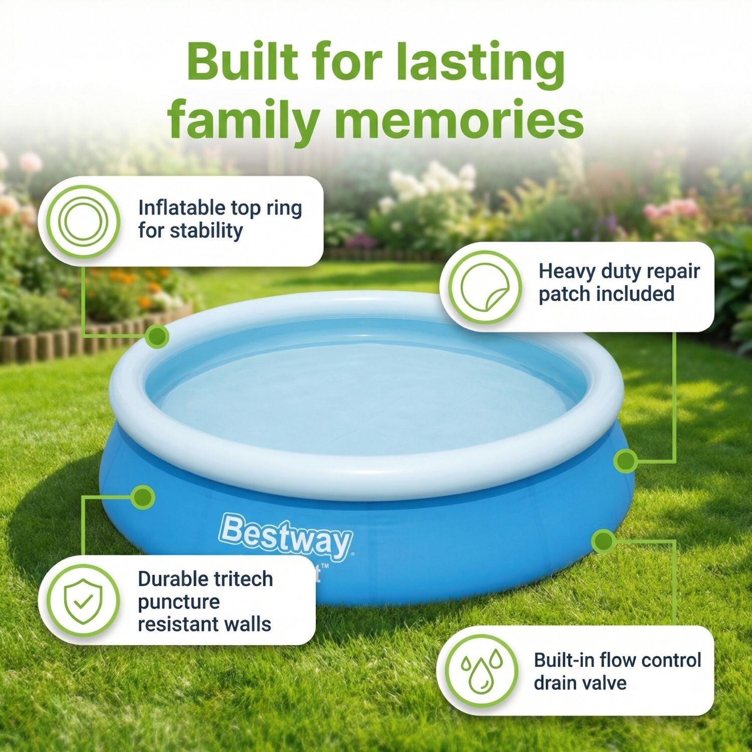 Bestway Fast Set Rund - 366x76 cm - 7-teilig  S59 7/7