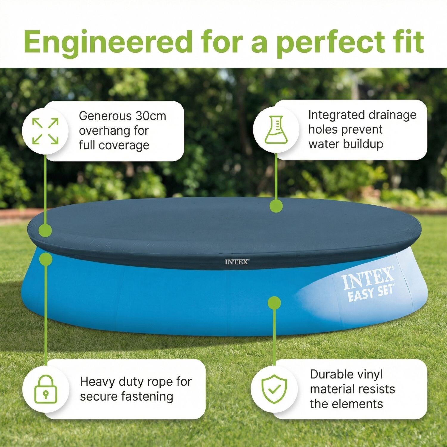 Easy Set Pool Rund - 396x84 cm - 7-teilig  S322 3/7