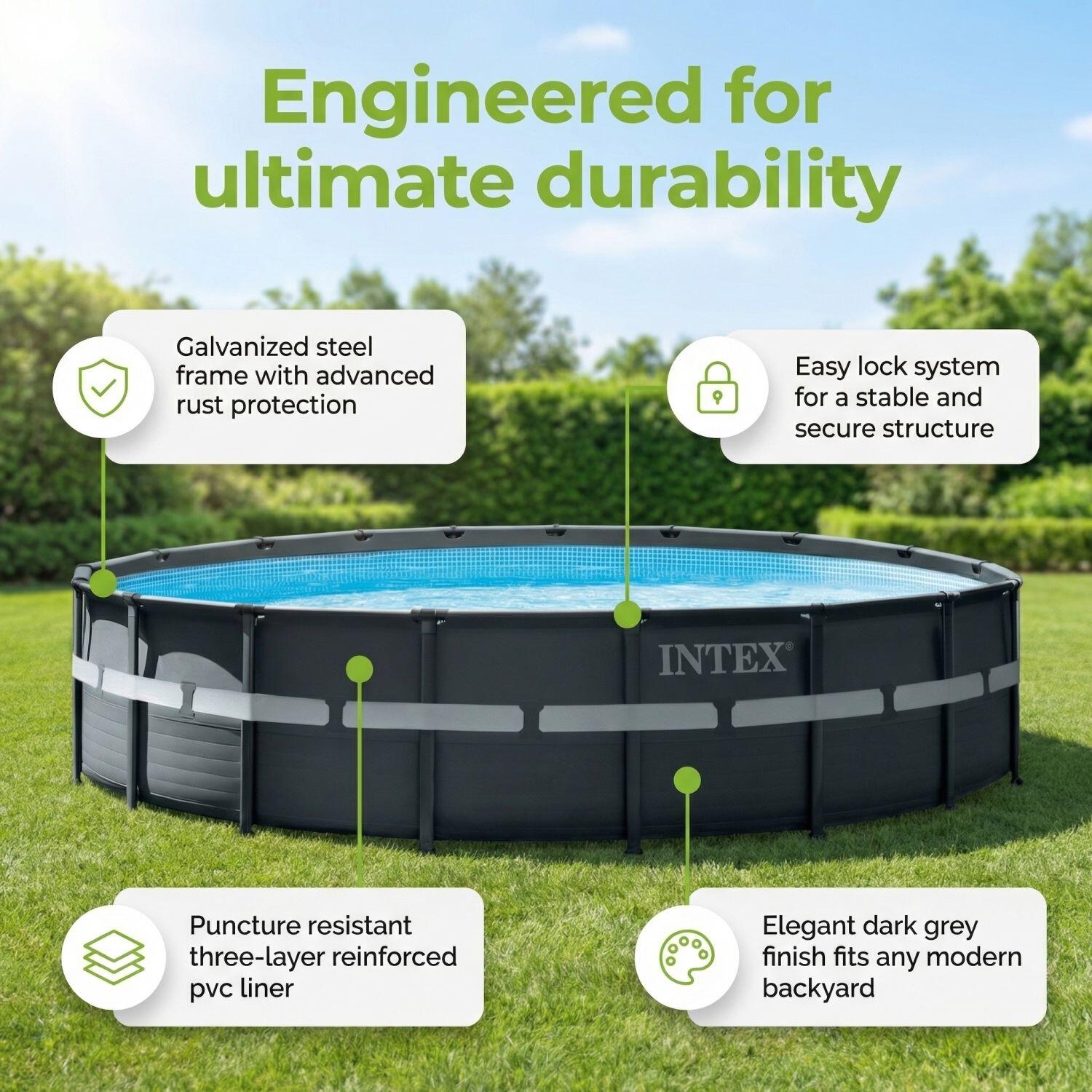 Ultra XTR Pool Rund - 610x122 cm - 9-teilig  S649 2/7