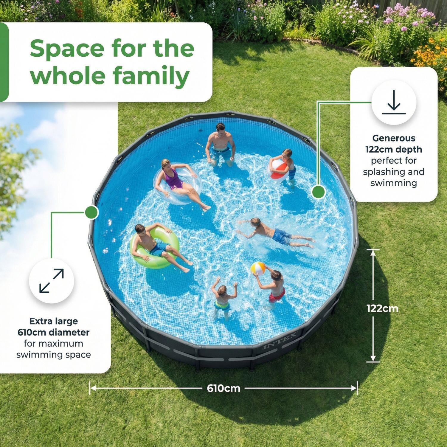 Ultra XTR Pool Rund - 610x122 cm - 9-teilig  S649 5/7
