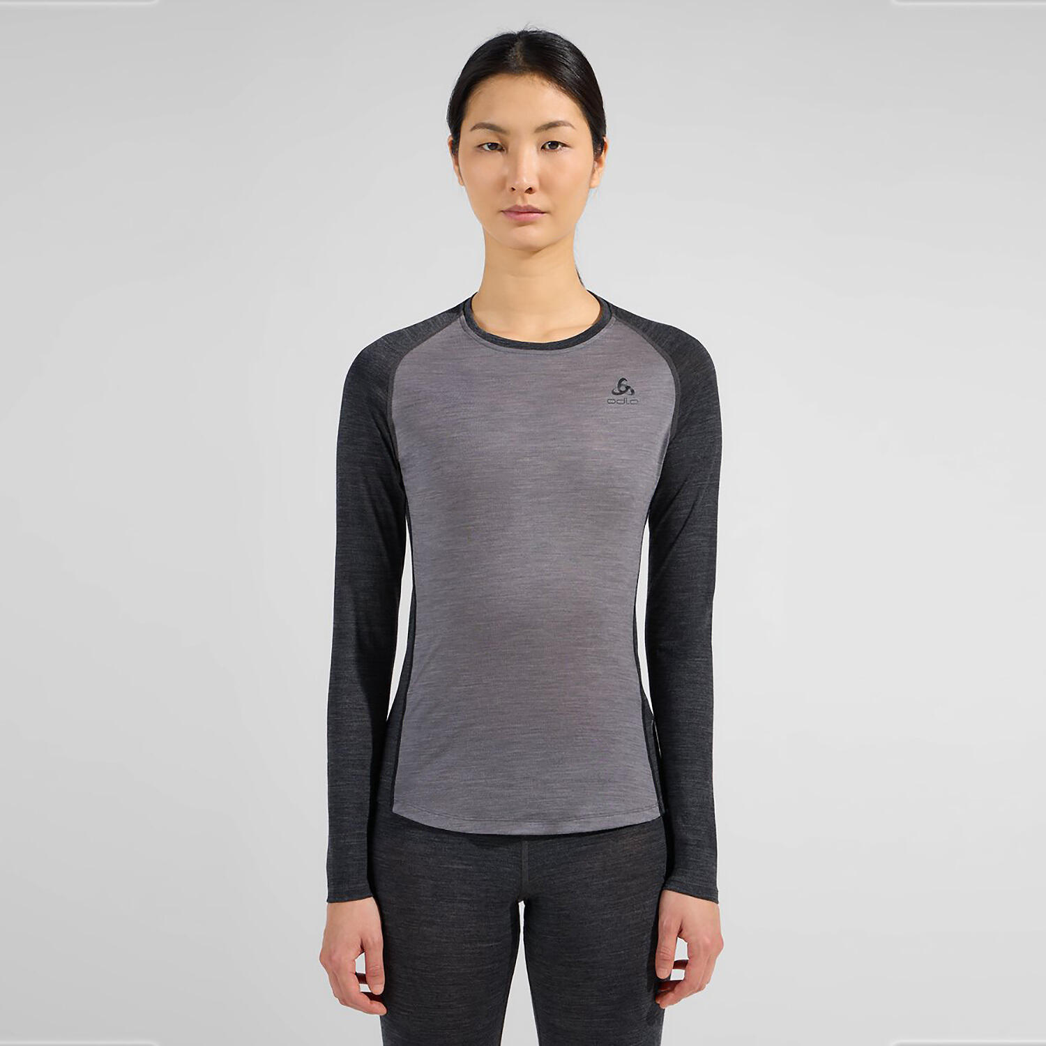Damen Unterhemd BL TOP crew neck l/s NATURAL P 3/6