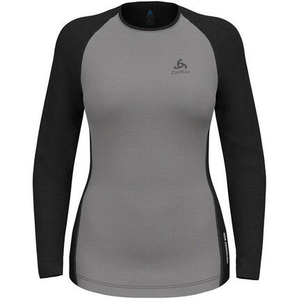 Damen Unterhemd BL TOP crew neck l/s NATURAL P