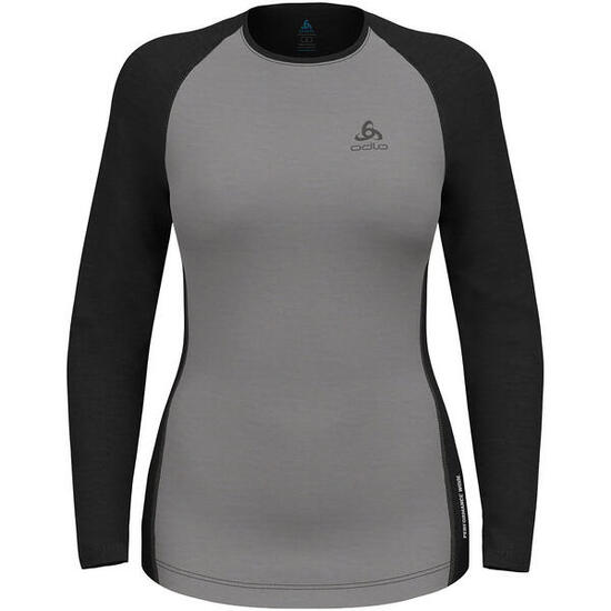 Damen Unterhemd BL TOP crew neck l/s NATURAL P