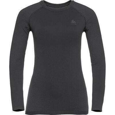 Odlo shirt lange mouwen performance warm eco thermoshirt zwart - nieuw odlo