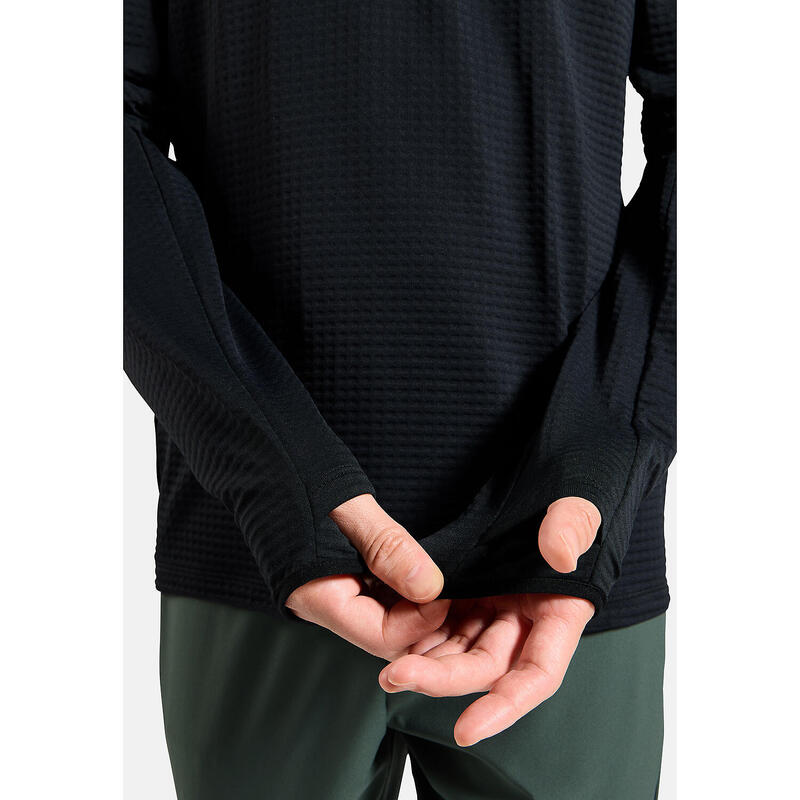 ODLO Odlo Mid Layer 1/2 Zip Essential Thermal  ZWART L
